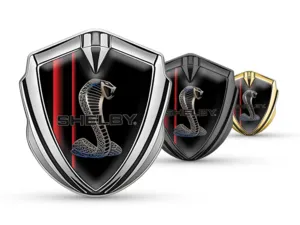 Shelby Emblema Guardabarros Insignia Deportivo Estilo Pulido